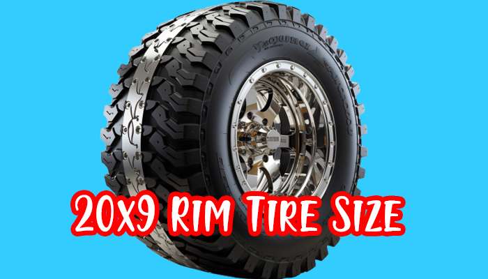 20x9 Rim Tire Size