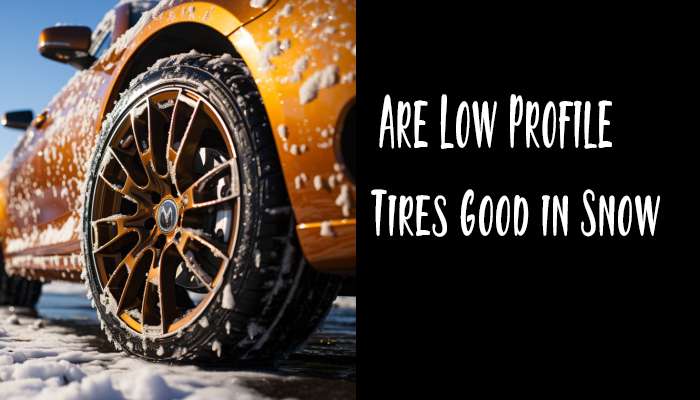 Are Low Profile Tires Good in Snow