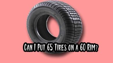 Can I Put 65 Tires on a 60 Rim