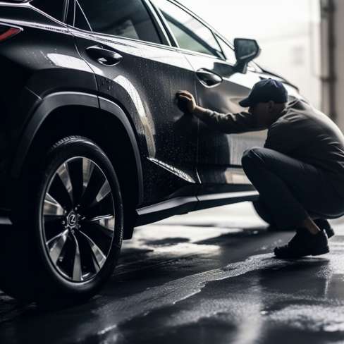 How do you check Lexus RX 350 tire pressure?