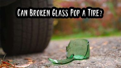 Can Broken Glass Pop a Tire