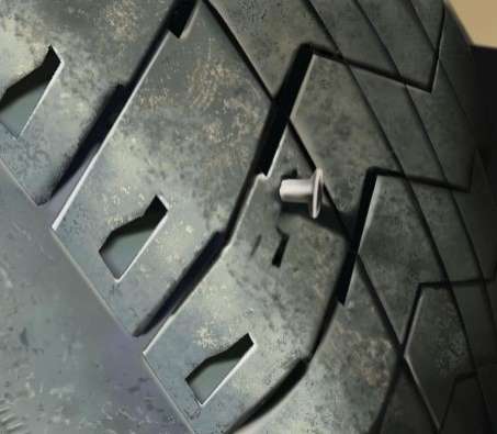 Discovering a Nail in Your Tire