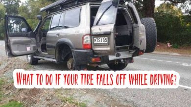 What to do if your tire falls off while driving?