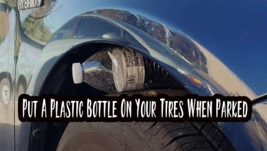 Why You Should Always Put A Plastic Bottle On Your Tires When Parked