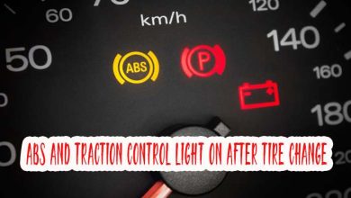 abs and traction control light on after tire change