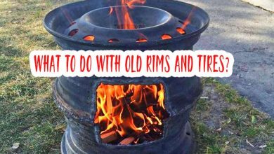 what to do with old rims and tires