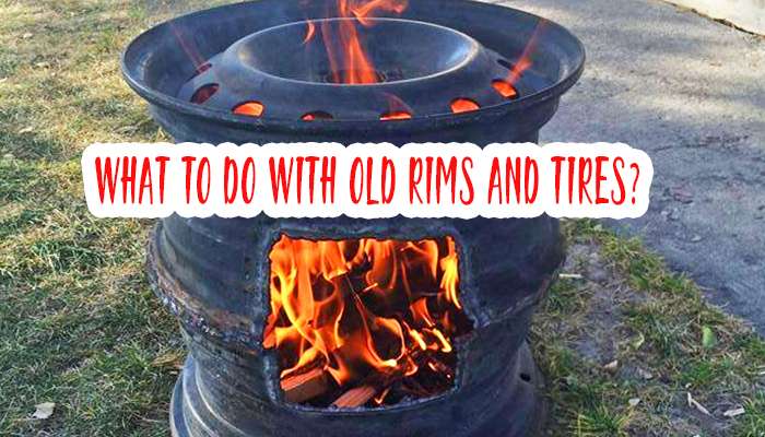 what to do with old rims and tires